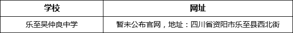 資陽市樂至吳仲良中學網(wǎng)址是什么？