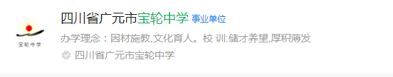 2025年廣元市寶輪中學(xué)網(wǎng)址是什么？